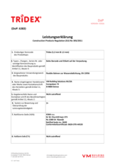 DoP Tridex (Allemand)